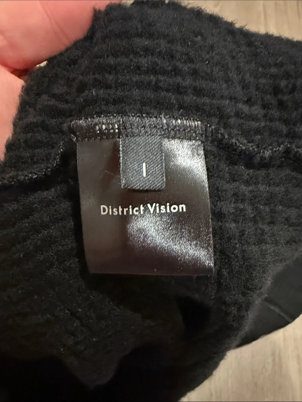 District Vision Half Zip Merino Grid Fleece - Mens Size Large